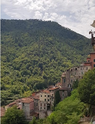 paesaggio chiesa di san michele a pigna