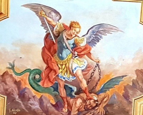 affresco Parrocchia San Michele Arcangelo Casarza Ligure