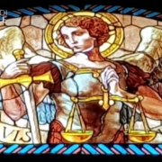 Santo Stefano Lenno vetrata san michele