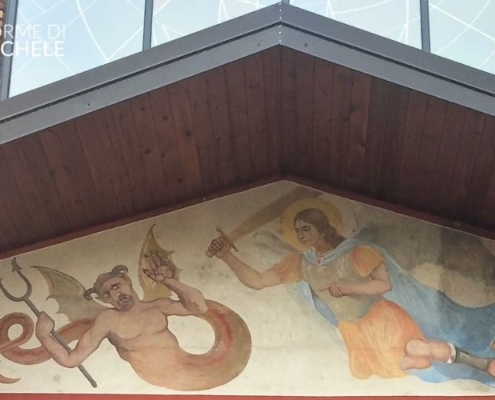 San Michele Rho facciata dettaglio