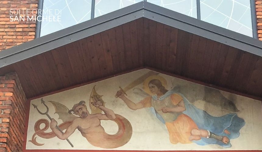 San Michele Rho facciata dettaglio